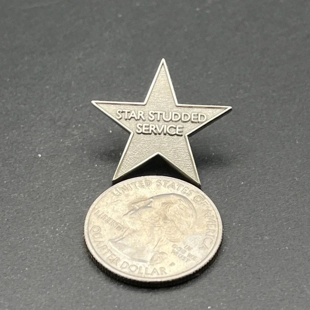 Star Studded Service‎ Lapel Hat Pin